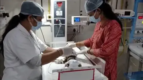 Infant Buried Alive in India Battles for Existence